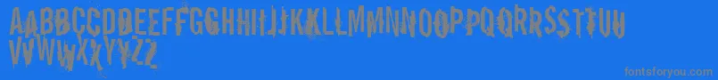 VtksReportError Font – Gray Fonts on Blue Background