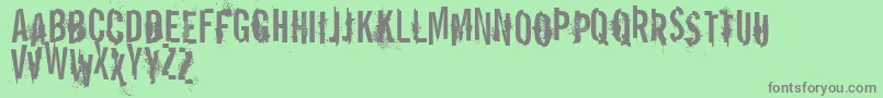 VtksReportError Font – Gray Fonts on Green Background