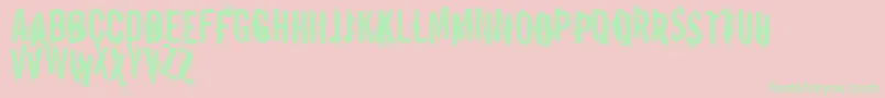 VtksReportError Font – Green Fonts on Pink Background