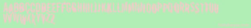 VtksReportError Font – Pink Fonts on Green Background