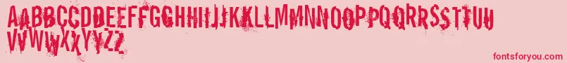 VtksReportError Font – Red Fonts on Pink Background