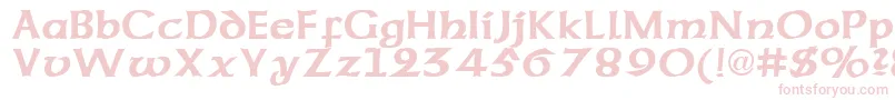 CorsageRegular Font – Pink Fonts on White Background