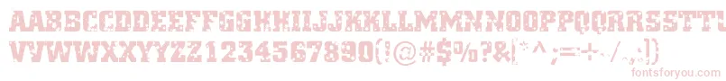 ACitynovatitulstars Font – Pink Fonts on White Background