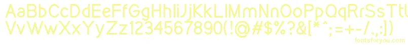 KirvyBold Font – Yellow Fonts