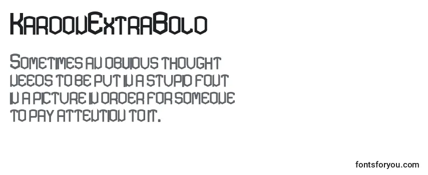 KardonExtraBold-fontti