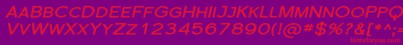 Florsn31フォントについての詳細 フォントFlorsn31 – 紫の背景に赤い文字