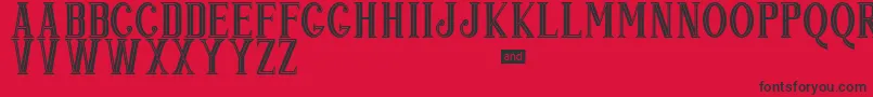 En savoir plus sur la police Popjazz Police Popjazz – polices noires sur fond rouge