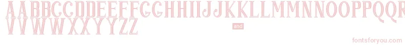 Popjazz Font – Pink Fonts on White Background