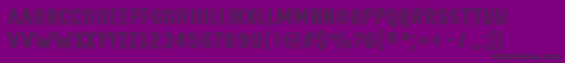 Шрифт Remponk – чёрные шрифты на фиолетовом фоне