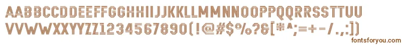 Remponk Font – Brown Fonts on White Background