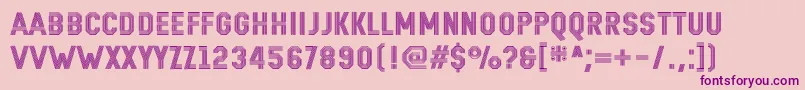 Remponk Font – Purple Fonts on Pink Background