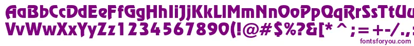 RevueTl-fontti – violetit fontit