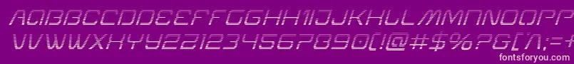 Miraclemercurygradital Font – Pink Fonts on Purple Background