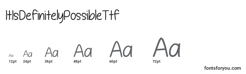 ItIsDefinitelyPossibleTtf Font Sizes