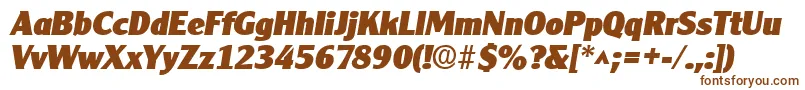 ClearfacegothiclhBoldItalic Font – Brown Fonts