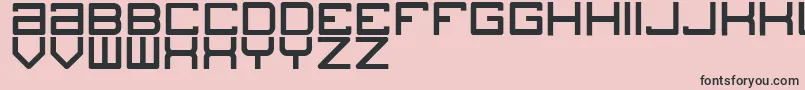 Blogs Font – Black Fonts on Pink Background