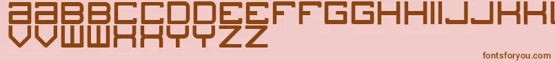 Blogs Font – Brown Fonts on Pink Background