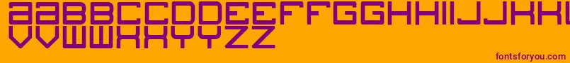 Blogs Font – Purple Fonts on Orange Background