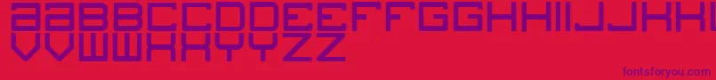Blogs Font – Purple Fonts on Red Background