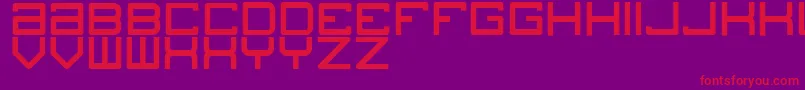 Blogs Font – Red Fonts on Purple Background