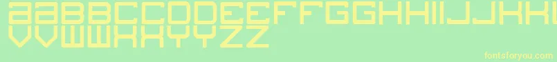 Blogs Font – Yellow Fonts on Green Background