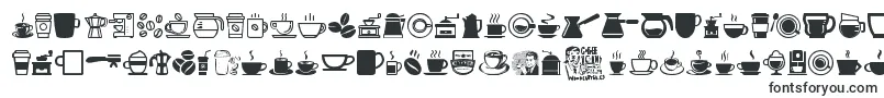 Czcionka CoffeeIcons – czcionki dla Adobe Indesign