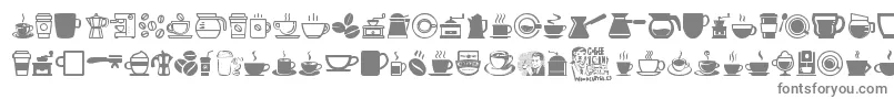 Шрифт CoffeeIcons – серые шрифты