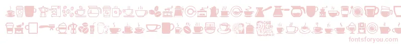 Fonte CoffeeIcons – fontes cor-de-rosa