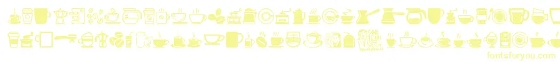 CoffeeIcons Font – Yellow Fonts