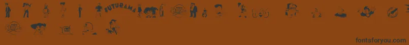 Más sobre la fuente FuturamaDingbats fuente FuturamaDingbats – Fuentes Negras Sobre Fondo Marrón