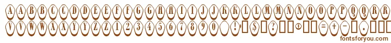 ARombyrndotldn3D-Schriftart – Braune Schriften