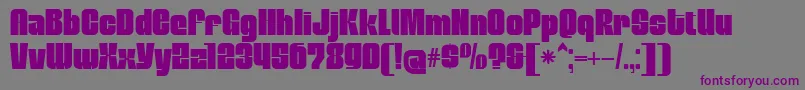 MobleysansRegular Font – Purple Fonts on Gray Background