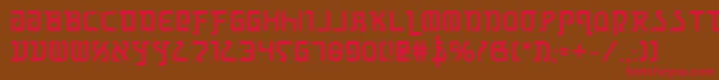 Grimlordb Font – Red Fonts on Brown Background