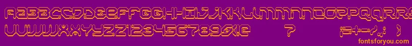 More about XiaxideShadow Font XiaxideShadow Font – Orange Fonts on Purple Background