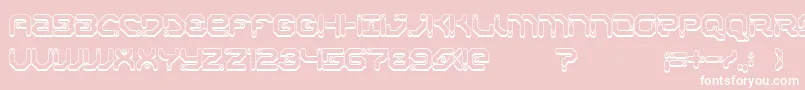 XiaxideShadow Font – White Fonts on Pink Background