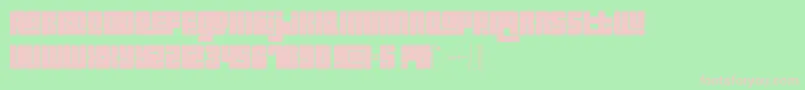 Pincoyablack Font – Pink Fonts on Green Background