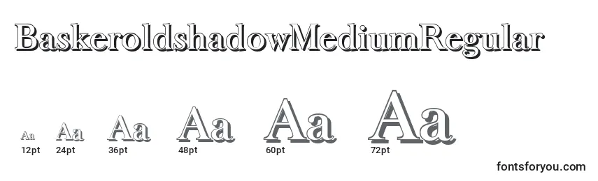 BaskeroldshadowMediumRegular Font Sizes