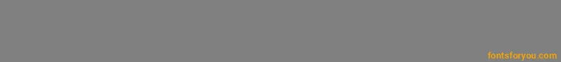 PixelShift Font – Orange Fonts on Gray Background