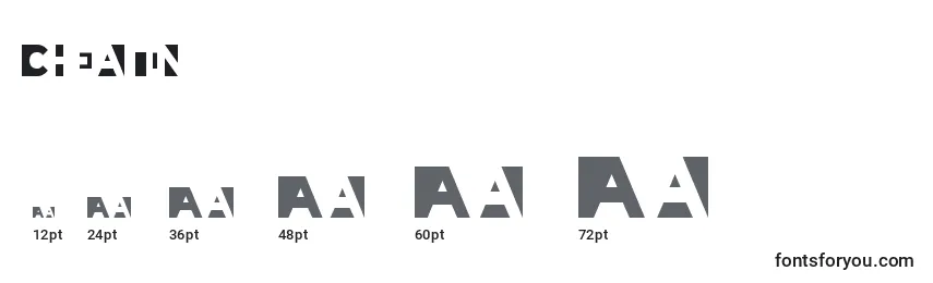 Tamaños de fuente Cheatin