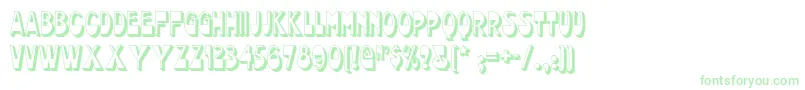 Chocolatedropsnf Font – Green Fonts on White Background