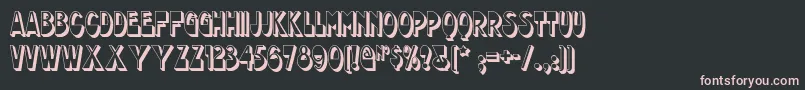 Chocolatedropsnf Font – Pink Fonts on Black Background