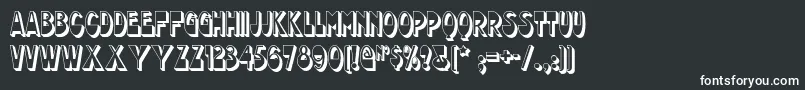 Chocolatedropsnf Font – White Fonts on Black Background