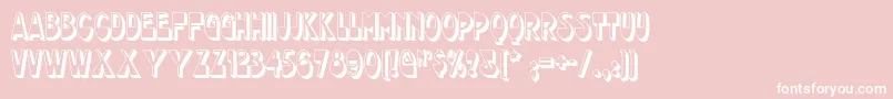 Chocolatedropsnf Font – White Fonts on Pink Background