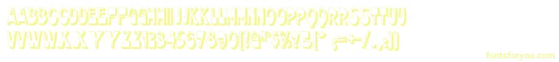 Chocolatedropsnf Font – Yellow Fonts on White Background