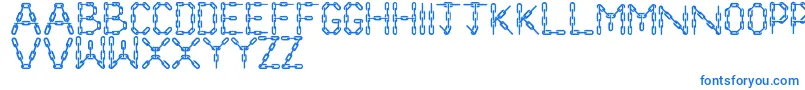 ChainLetters Font – Blue Fonts