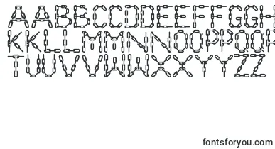  ChainLetters font