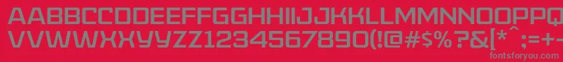 AmericanCaptainPatrius02Fre Font – Gray Fonts on Red Background