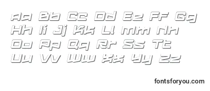 Logofontik4fExtrudedItalic-fontti