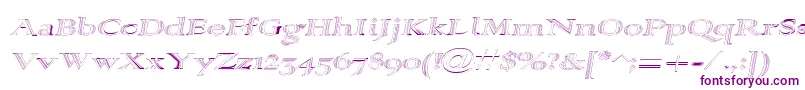 Alpharevhollow Font – Purple Fonts