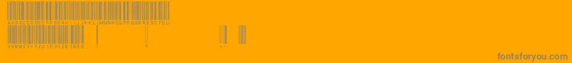 More about Barcodefont Font Barcodefont Font – Gray Fonts on Orange Background